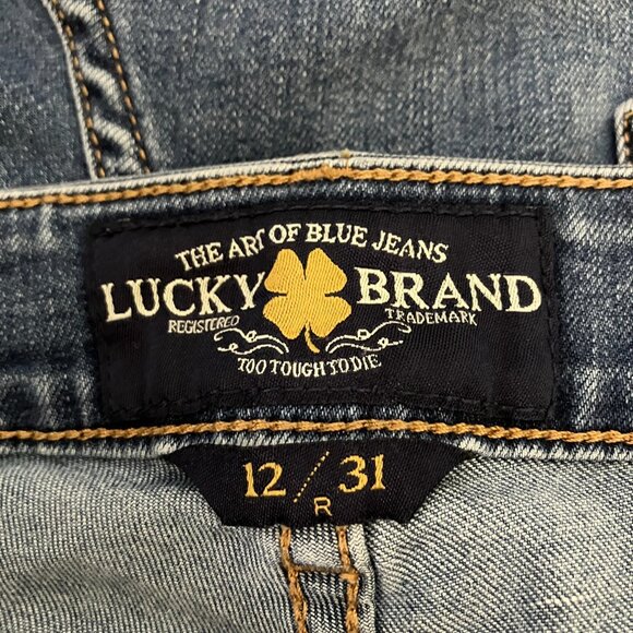 Lucky Brand Women Lolita Skinny Jeans Size 12/31 Stretch Denim Mid Rise Med Wash - Picture 5 of 6